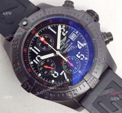 Swiss 7750 Replica Breitling Super Avenger Chronograph Black Watch
